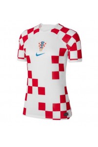 Kroatië Voetbaltruitje Thuis tenue Dames WK 2022 Korte Mouw